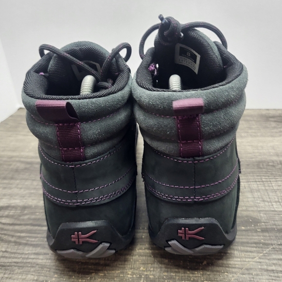 Kuru Quest Womens Size 8 Black Leather Outdoors Hiking Boot Shoes - Picture 5 of 10